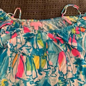 Lilly Pulitzer Tops - Lilly Pulitzer Off the Shoulder Shirt Lilly Pulitzer Tops - Lilly Pulitzer Off the Shoulder Shirt